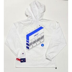 Champion Disney Plus Booth White Windbreaker Jacket Men's Size Medium 2022